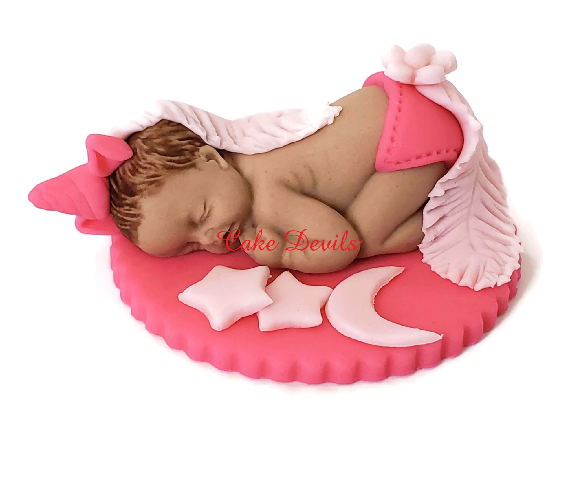 Fondant Unicorn Baby Shower Cake Topper, Baby girl, sleeping baby, Unicorn Baby  Cake Decoration, Baptism, Christening, Handmade Edible